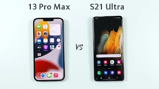 iPhone 13 Pro Max vs Samsung S21 Ultra | SPEED TEST!