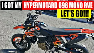 Introducing my 2024 Ducati Hypermotard 698 Mono RVE (Startup Exhaust Revs etc.)