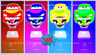 McQueen Red Eater 🆚 McQueen Blue Eater 🆚 McQueen Yellow Eater 🆚 McQueen Green Eater 🆚 Who Is Best 🎶