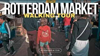 Rotterdam open market - walking in Rotterdam open markt
