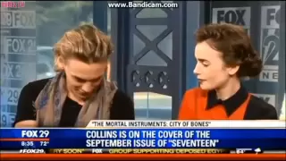 Compilation of funny and cute interview of Jamie Campbell Bower