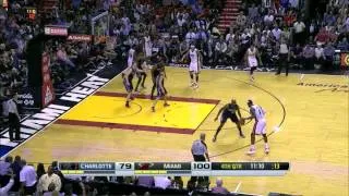 Full Highlights LeBron James carreer-high 61 pts vs Bobcats breaks Heat Franchise record  | 3-Mar-14