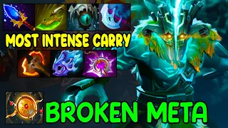 THE MOST INTENSE CARRY BUILD [ Juggernaut ] BRUTAL OMNISLASH - DOTA 2 GAMEPLAY