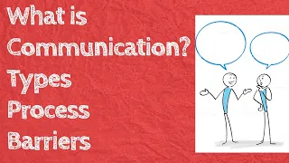 What is Communication? |Types, Process, Barriers| Hindi |