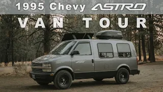 Chevy Astro Van Tour - Van Life Camper Conversion by Photographer