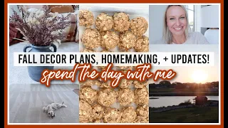 FALL DECOR PLANS, HOMEMAKING, + UPDATES! | SPEND THE DAY WITH ME AUGUST 2023