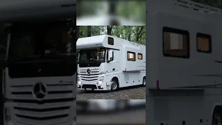 Luxury motorhome with its own garage #shorts