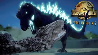 GODZILLA REX vs INDOMINUS REX!! - Jurassic World Evolution 2 (ゴジラ FINAL WARS MOD)