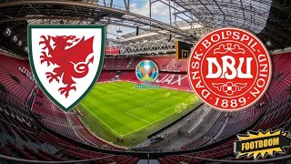 Евро 2020 Дания Уэльс, 1/8 финала, обзор матча. Euro 2020 Denmark Wales