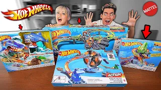 THEDONATO Y BARBIE ARMAN LAS PISTAS MAS GRANDES DE HOT WHEELS EN TODO EL MUNDO *juguetes de carros*