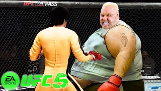 💥 UFC5 Bruce Lee vs Big Blob Dukes UFC 5 - Super Battle 💥