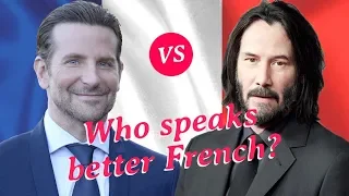 Reacting to Keanu Reeves & Bradley Cooper Speaking French - StreetFrench.org