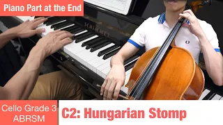 C2: Hungarian Stomp | ABRSM Grade 3 Cello | with piano #2020-2023 #大提琴三級考試歌#鋼琴伴奏#手指位