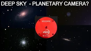Deep Sky Imaging with a ZWO ASI 224MC Planetary Astro Camera
