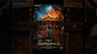 #Aranmanai4 - First Look⭐ Film Joins the PONGAL 2024 Race✅SundarC|Thamannah -Raashi|Hip-hop Thamizha