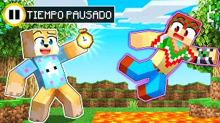 Paso Minecraft pero PODEMOS CONTROLAR el TIEMPO ⏰😂 con SILVIOGAMER