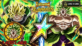 100% EZA PHY TRANSFORMING DBS BROLY LEVEL 10 LINKS SHOWCASE! Dragon Ball Z Dokkan Battle