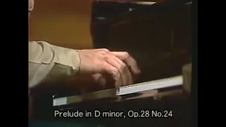 F. Chopin - Prelude in D minor, Op. 28 No. 24 (I. Pogorelich, 1980)