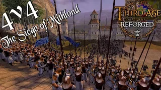 --THE SIEGE OF MITHLOND-- Third Age: Reforged Patch .95 4v4 Siege Battle