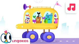 WHEELS ON THE BUS 🚌🎶 Nursery Rhymes | Lingokids