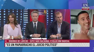 Rodrigo de Loredo: "Es un mamarracho el juicio político"