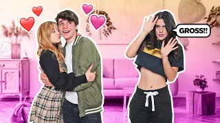 Being PDA In FRONT Of My SISTER With My CRUSH To See How She REACTS**FUNNY PRANK**|Jentzen Ramirez