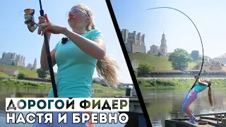 НЕ бюджетный фидер, Настя и бревно. Краш-тест кто кого?