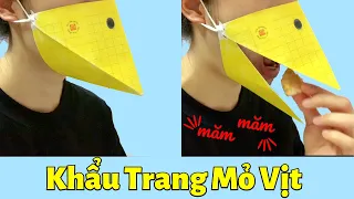 How to Make Duck Mask with Paper | DIY Paper Face Mask