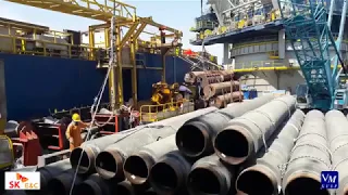 Offshore Pipeline Installation | detailed installation process | live offshore project