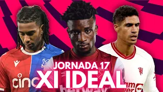 EL XI IDEAL DE LA JORNADA 17 DE LA PREMIER LEAGUE 23/24