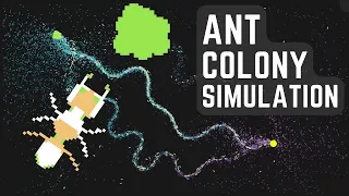 Ant simulation: Timelapse of a Miniature Ecosystem | Part 1
