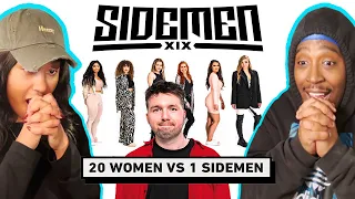 American Reacts To 20 WOMEN VS 1 SIDEMEN: CALLUX EDITION