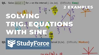 Solve Trigonometric Equations With Sine | 20·sin(3x) - 2 = 8 | Part 1