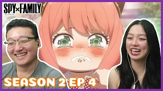 AWE ANYA!!! SO CUTE 😭 | Spy x Family Season 2 Episode 4 Couples Reaction & Discussion