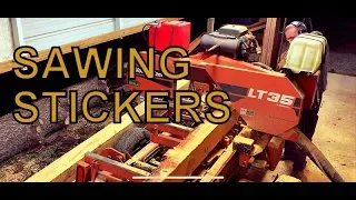THIS SAWMILL CAN MAKE ABOUT ANYTHING YOU NEED, SAWING STICKERS FOR WOOD STACKS