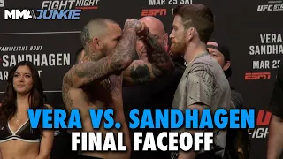 ‘Chito' Vera, Cory Sandhagen with Intense in Final Faceoff | UFC on ESPN 43