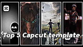 Top 5 capcut template 😈|| Trending capcut template link||