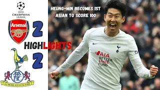 Arsenal vs Tottenham 2-2 Highlights | Premier League 2023