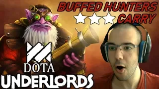 Buffed Hunters Sniper ☆☆☆ Carry | Dota Underlords Gameplay 16