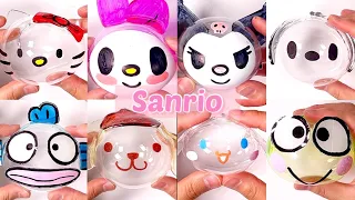 산리오 😺🐶🎀💀🍮🐸🐟 실리콘 테이프공 모아보기 - DIY Sanrio Nano Tape Bubbles Series! 💖Part1💖