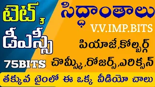 TET|DSC|Psychology Classes in Telugu|psychology practice bits PDF|సిద్ధాంతాలు 75 బిట్స్ ఓకే వీడియోలో