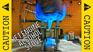 High Pressure JET ENGINE Alcohol Stove for backpacking? - On The Trail - Episode #97