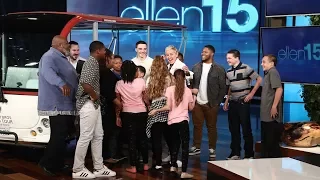 Ellen Surprises the Amazing Sanders Family