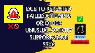 How to fix Snapchat support code SS06 problem