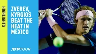 Highlights: Zverev, Kyrgios, Isner, Norrie Into Acapulco 2019 Semi-finals