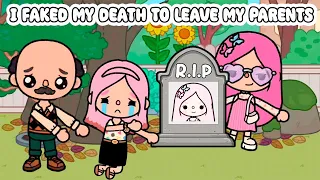 I FAKED My DEATH To Leave My Parents 😡 Toca Boca l Toca life world