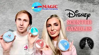 Magic Candle Unboxing & Smelling | Random Scents We Haven't Tried | Disney Parks and Resort Scents!