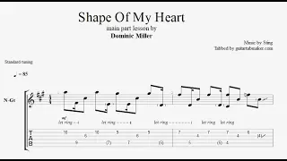 Shape Of My Heart TAB - acoustic guitar tabs (PDF + Guitar Pro)