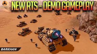 SIMILAR TO COMMAND & CONQUER? | NEW RTS - BARKHAN, DEMO GAMEPLAY