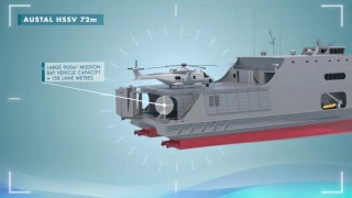 AUSTAL High Speed Support Vessel 72 metre